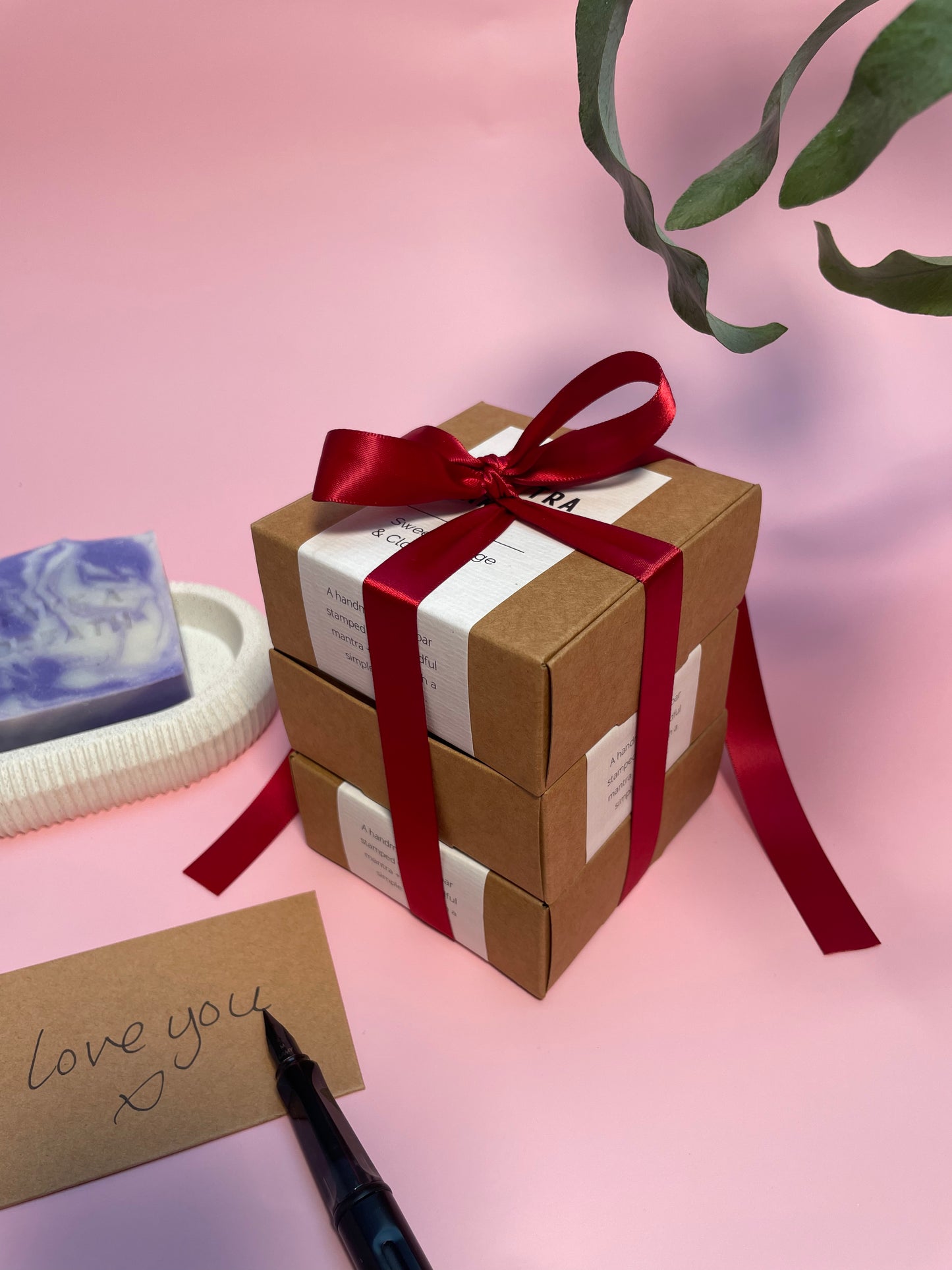 Valentine’s Gift Set – 3 Soap Bars